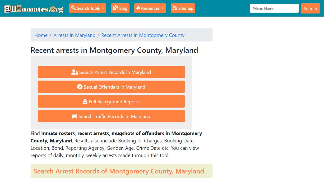 Recent arrests in Montgomery County, Maryland | Mugshots, Rosters ...